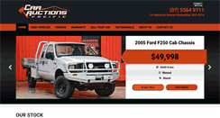 Desktop Screenshot of carauctionspacific.com.au